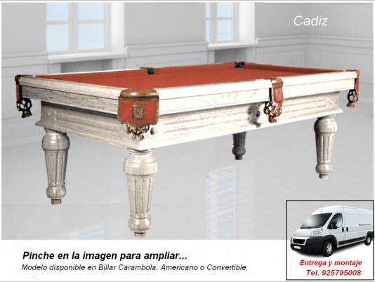 Billares:Billar modelo Cadiz